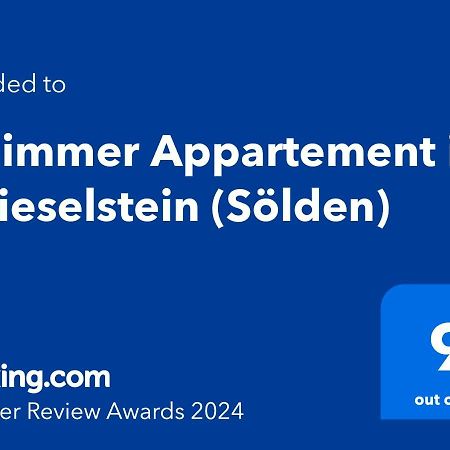 3-Zimmer Appartement In Zwieselstein Sölden Buitenkant foto