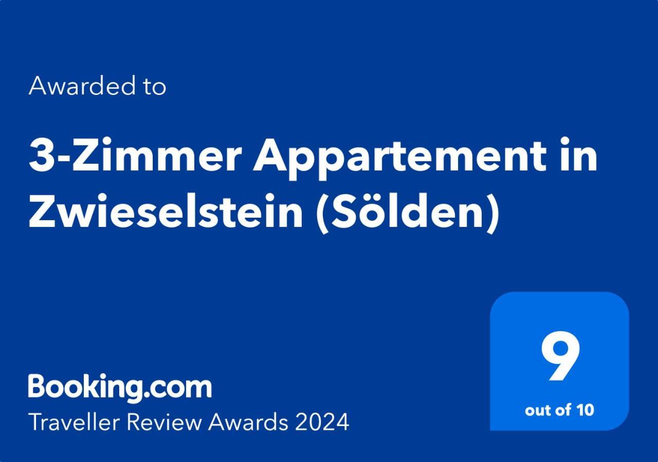3-Zimmer Appartement In Zwieselstein Sölden Buitenkant foto
